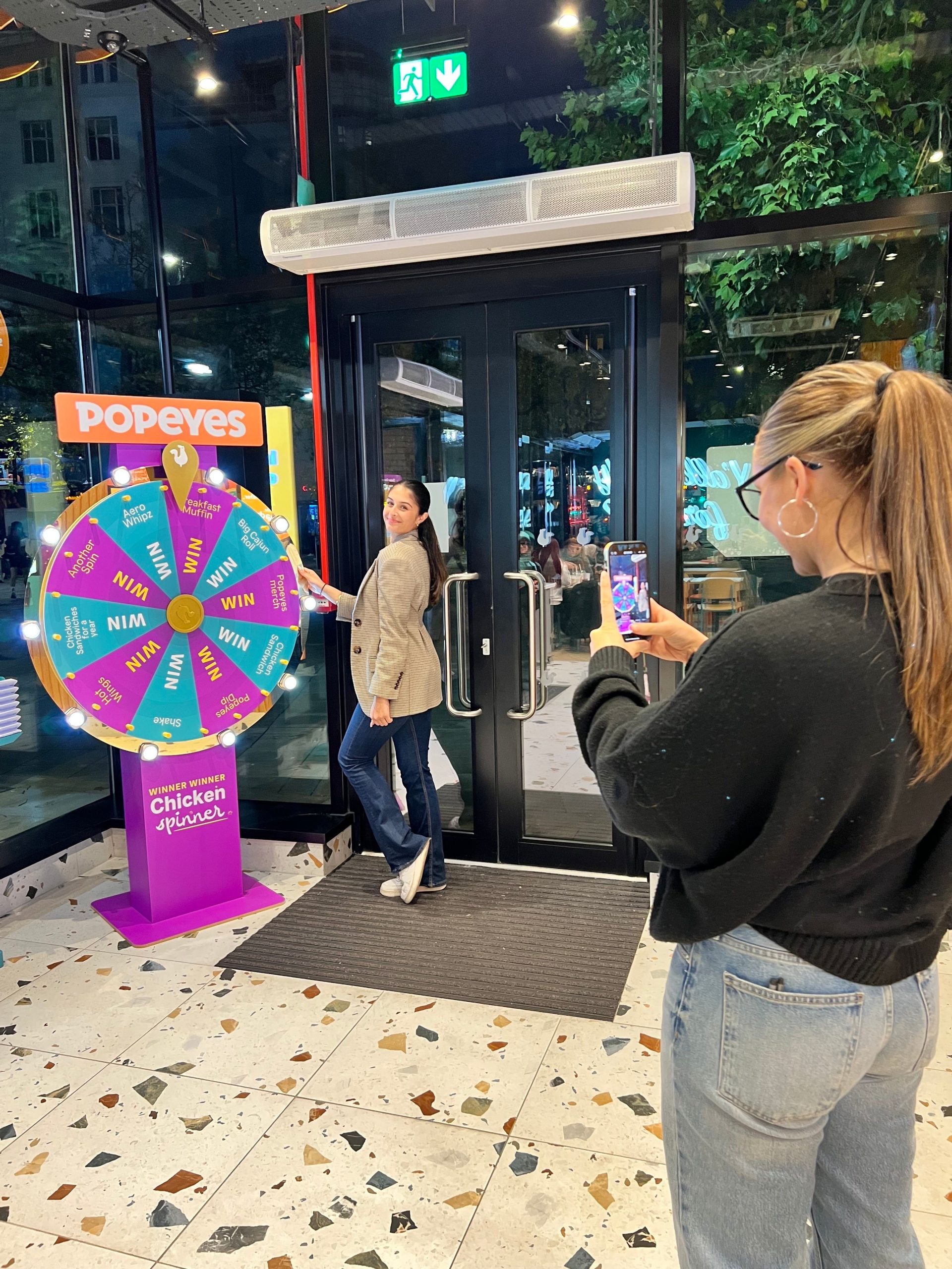 Popeyes Physical Activation