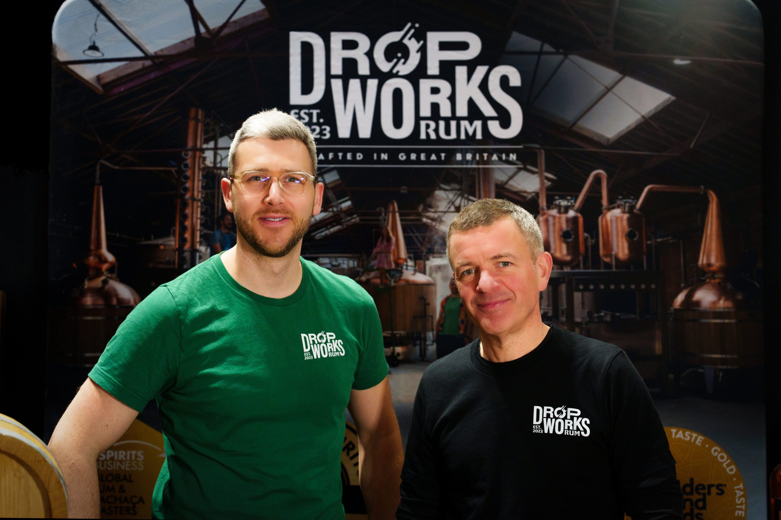 Founder and Master Distiller Lewis Hayes - L and Graham Appleyard CEO - R