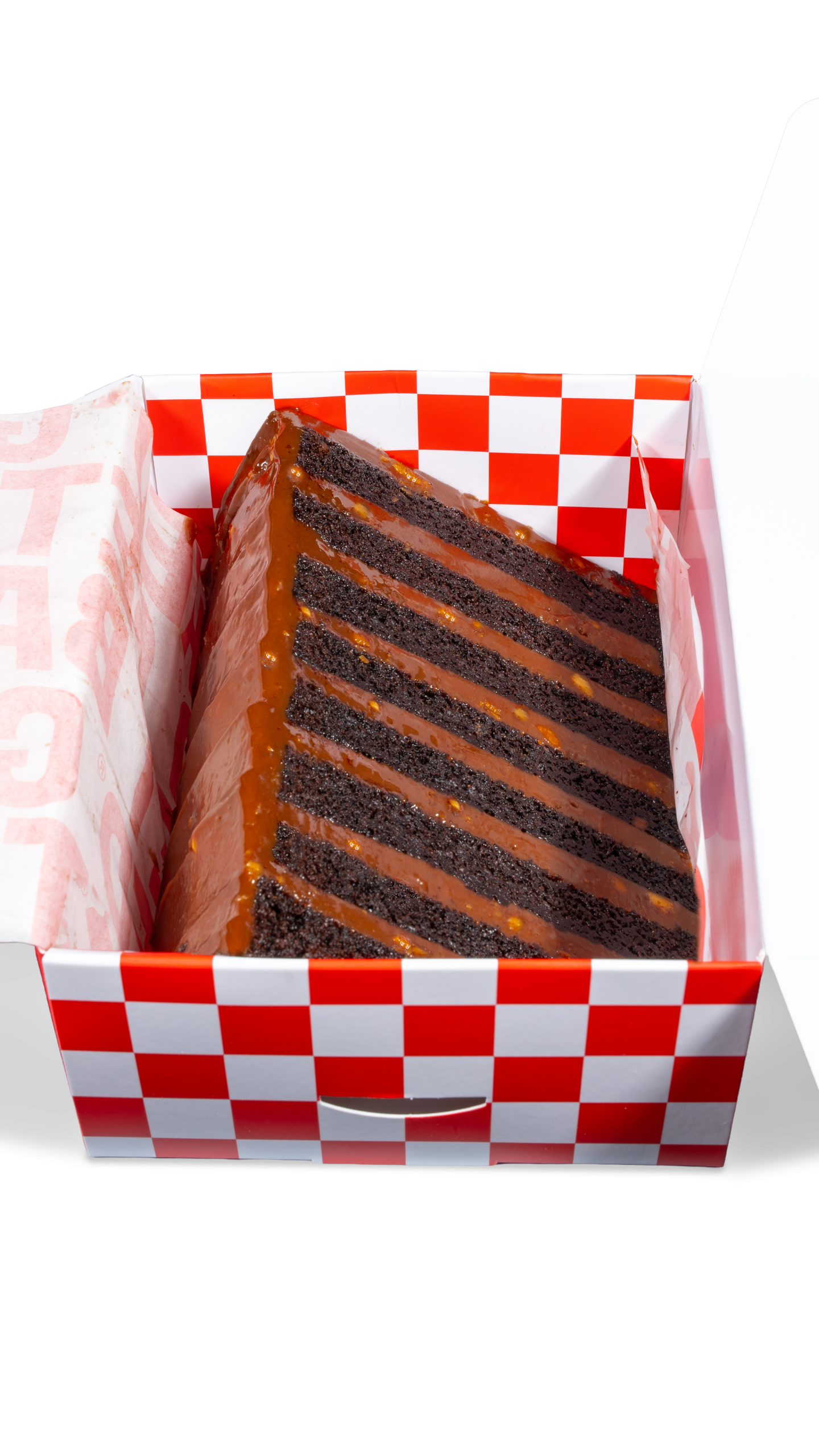 peanut bert slice in box 16 9 portrait transparency